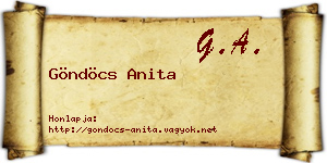 Göndöcs Anita névjegykártya